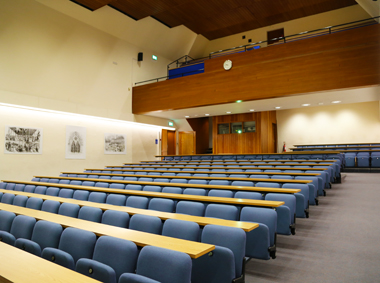 The Museum's traditional style tiered lecture theatre