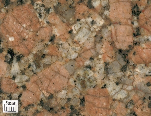 Pink potash feldspar