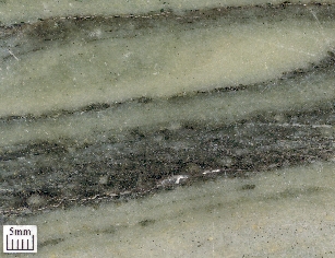 Rocks coloured by chlorite