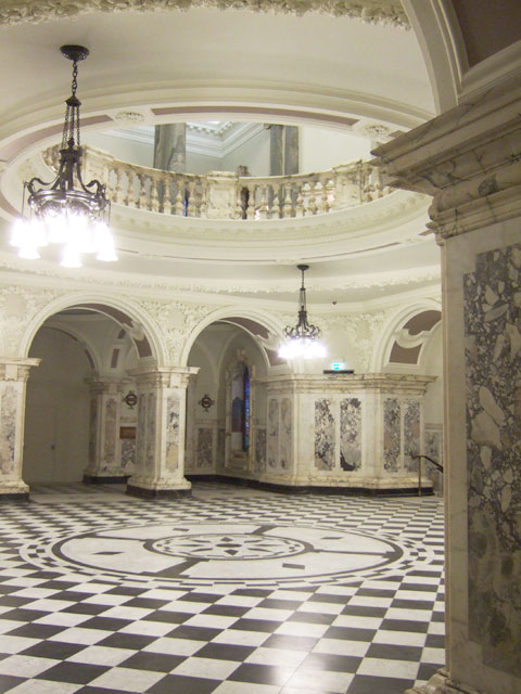 Polished stone in Belfast City Hall