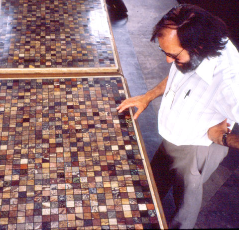 The Natural History Museum's table tops